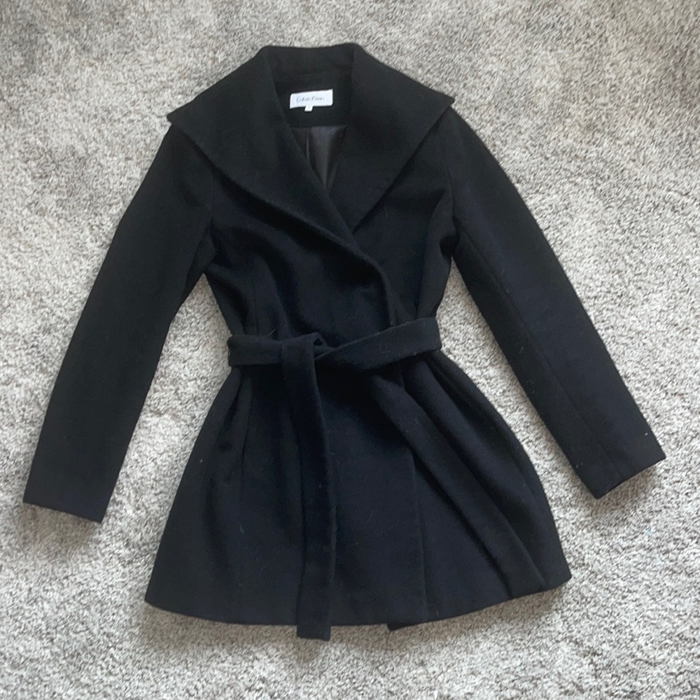 Calvin Klein Wrap Pea Coat